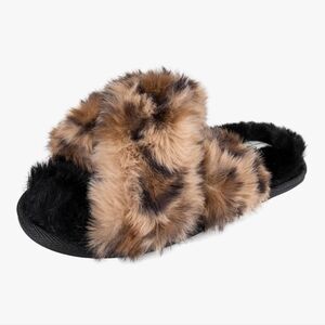 Jessica Simpson Women's Cross Band Plush Slide-on Sandal